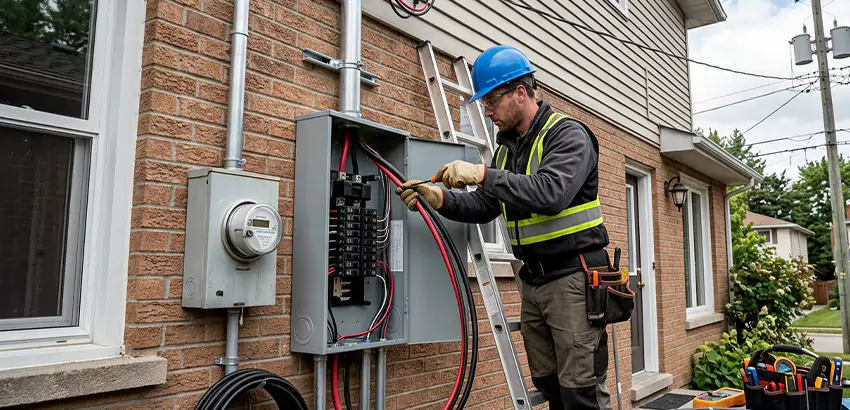 Outdoor Subpanel Installation in Riverview